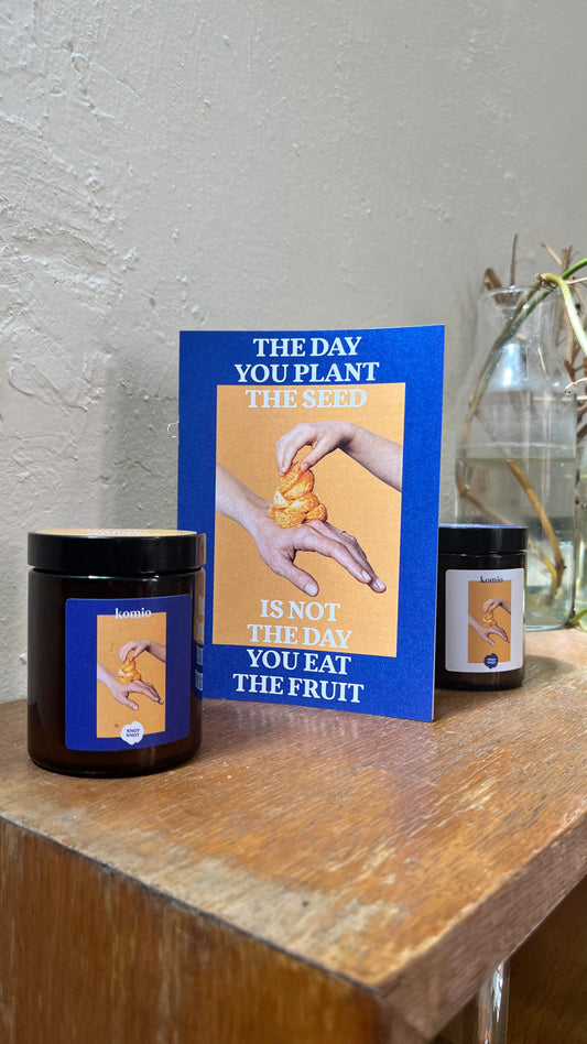 Komio x Knot Knot Candles (svíčka + zin)