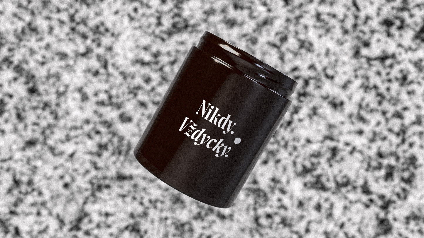 Vzpomínací svíčka (svíčka + zin)