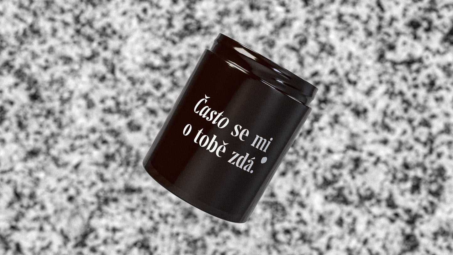 Vzpomínací svíčka (svíčka + zin)