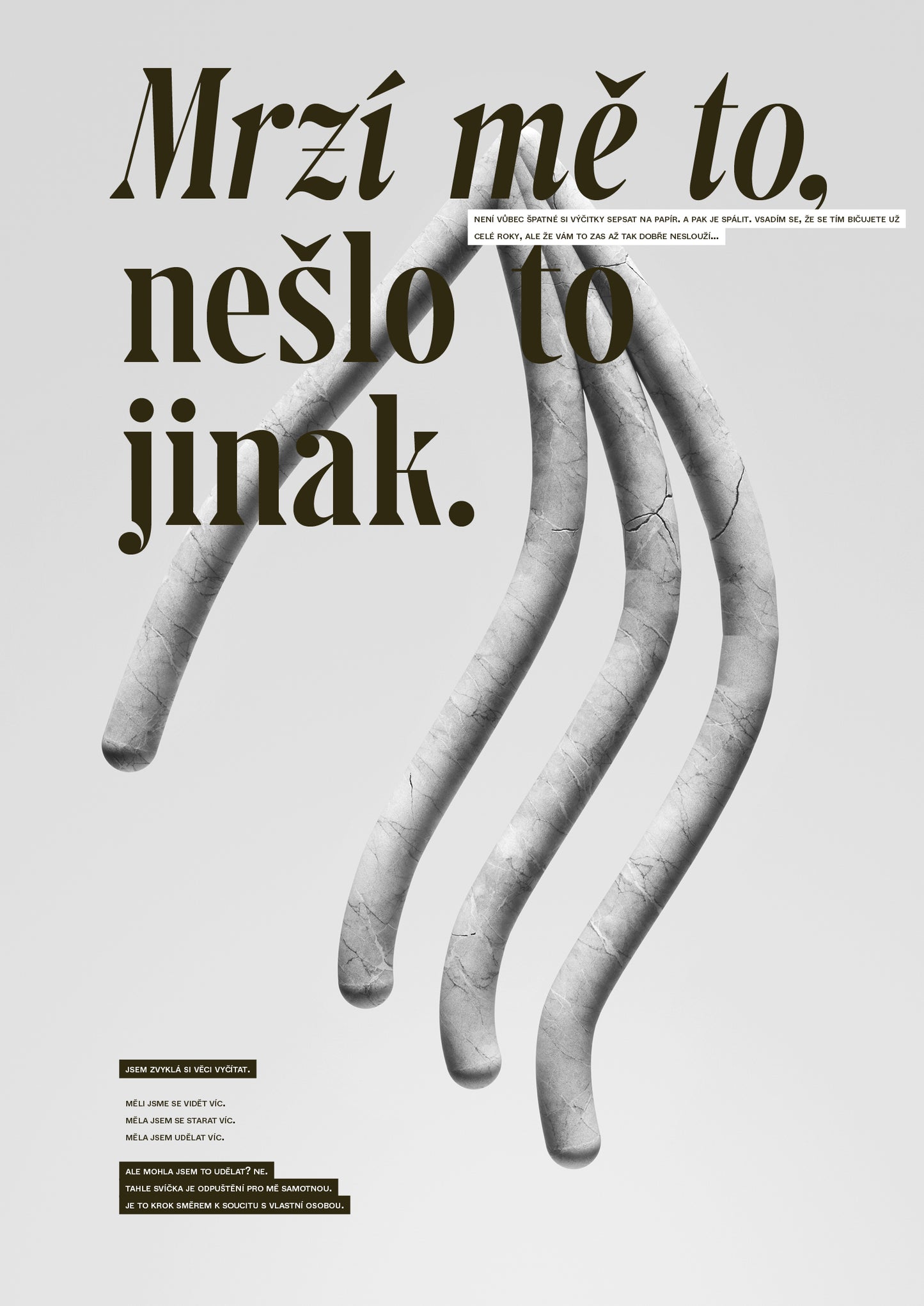 Vzpomínací svíčka (svíčka + zin)